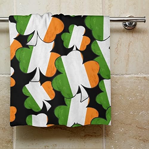 Ирландски Флаг Детелина Детелина Кърпа За Лице Премия Кърпи Гъба Кърпа за миене на Спа Хотел и Баня