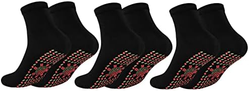 3 Двойки Зимно-есенни Чорапи за жените, Чорапи с подгряване, Самонагревающиеся Магнитни Удобни Зимни Топли