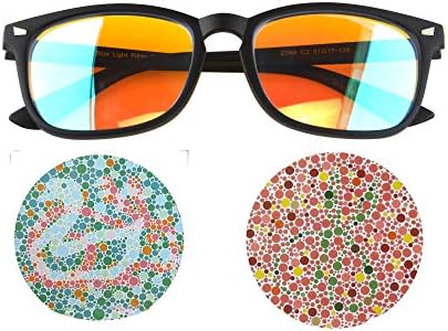 Точки от цветна слепота MEDOLONG за мъже, Очила за четене с цветна слепота, Хората Виждат, Цвят-CM8068L