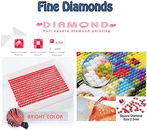 Комплекти за рисуване диаманти за възрастни, Цветя (5), Diamond Изкуство, Деца, Начинаещи, Направи си сам, 5D Боята
