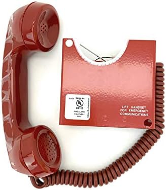 EDWARDS 6830-4 - Стационарната телефонна слушалка, Телефонна слушалка с четири Състояния в събирането, Червена