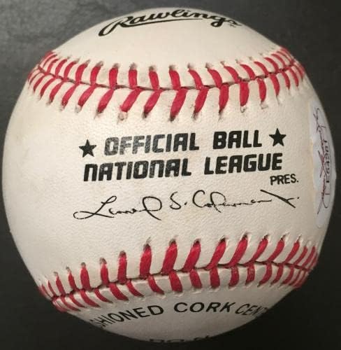 Ози Смит Авто 78-96 Националната лига бейзбол, JSA COA - Бейзболни топки с автографи