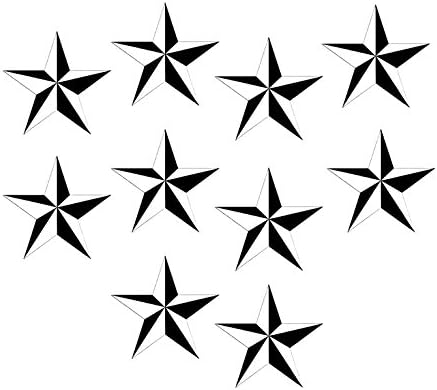 TENNER.Лондон Набор от 10 морски Звезди със сито печат, Тъканно Апликация, която може да се пере в машина, Прехвърляне на Морски Звезди