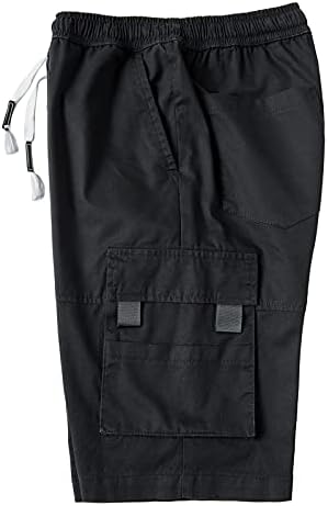 Ymosrh Мъжки къси Панталони-карго, Мъжки Модерни Панталони, с джоб на съвсем малък, Памучни Пятиточечные Шорти, Гащеризони