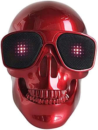 YIISU 5y5PKq Преносим Скелет Череп Bluetooth Безжичен Високоговорител Хелоуин Радио Говорител Подарък