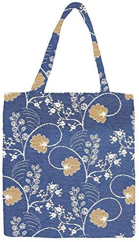 Множество Дългогодишна чанта за пазаруване Signare Tapestry за Еднократна употреба със Синьо дизайн на Джейн Остин