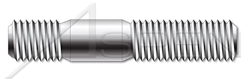 (200 броя) M5-0,8 X 20 mm, по DIN 938, Метричен, Шипове, Двустранни, Диаметър ввинчиваемого края на 1,0 X, Неръждаема стомана А2