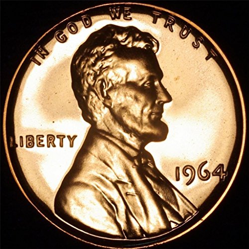 Паметника на Линкълн 1964 Пени Цент Скъпоценен Камък Доказателство, Монетен двор на САЩ