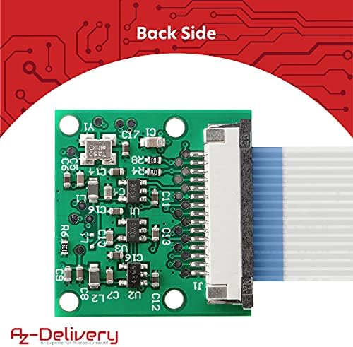 Камера AZDelivery за Raspberry Pi с гъвкав кабел с дължина от 15 см, включително електронна книга!