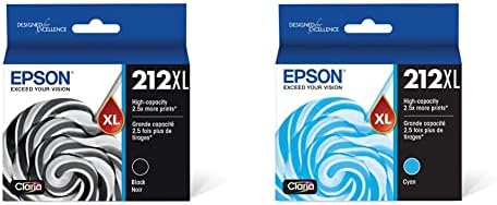 Касета EPSON T212 Мастило Claria High Capacity Black и касета T212 Claria High Capacity Ink Циан (T212XL220-S) за някои