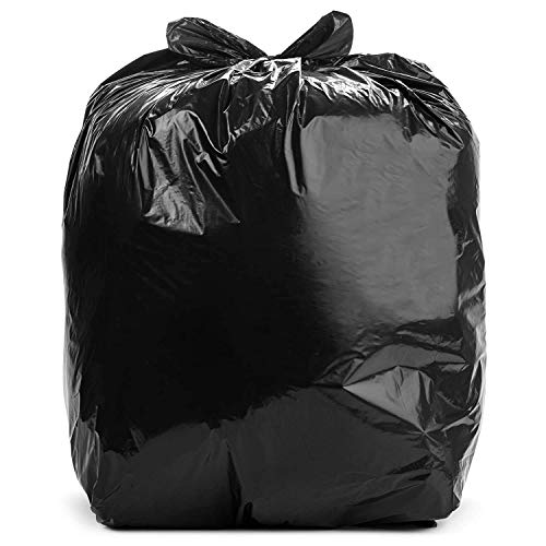 Пластмасови втулки за боклук резервоарите Aluf обем 33 литра (количество 100 броя) - Черни Торби за боклук с дебелина