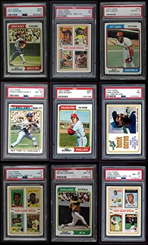 1974 Topps Baseball All-PSA Почти пълен комплект (Бейзболен набиране) NM/MT