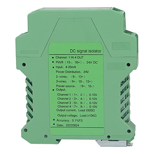 Изолатор на сигнала на ток, Предавател на сигнали ток 0,1% от FS Базова точност 4-20 ma Вход за оборудване (0-10 В)