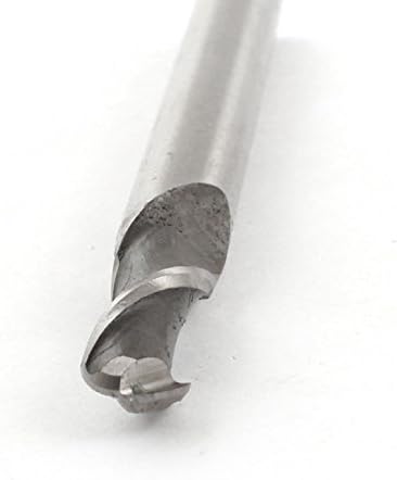 Ножове Aexit Радиус 4,5 mm 2 Канали Спирала Канавка с Дължина 100 мм, HSS режещи инструменти за Обработка на Подгъва