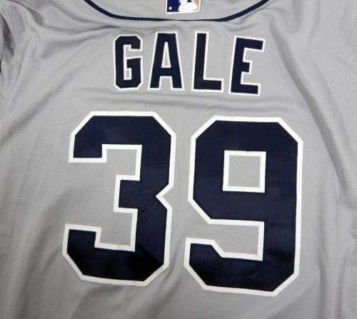 2015 San Diego Padres Rocky Gale 39 Освободени Сива Жилетка за игри - Използваните в играта тениски MLB