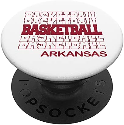 Баскетболен Арканзас с модерна Наборной Надпис PopSockets с възможност за смяна на PopGrip