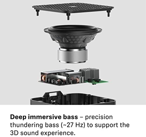 Субуфер Sennheiser AMBEO за телевизор и музика с вълнуващо 3D съраунд-звук и Оглушительными Дълбоки бас честота до 27 Hz