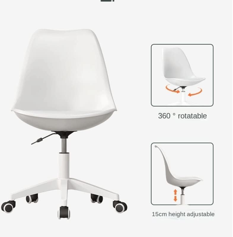 Компютърен стол WYKDD, Сгъване на масата, Просто Отвличане на стол за почивка, Офис стол за рецепционист, Удобен стол (Цвят: