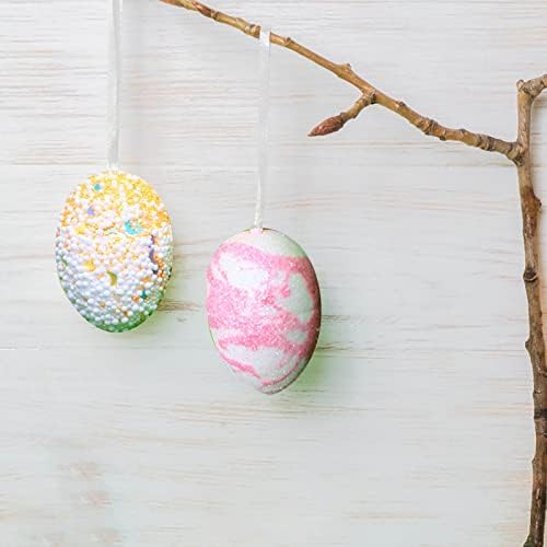 Великденски Яйца САМ Боядисани Симулационни Яйца с Модел, Макет на Празничната Сцена, Декорация, Окачване, Празничната трапеза,