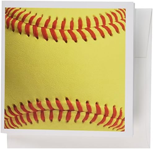3D принт за снимки по футбол в близък план - жълто-червени мека топка за любителите на спорта - Поздравителни картички,