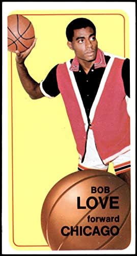 1970 Topps 84 Боб Лав Чикаго Булс (баскетболно карта) на Южния университет на Ню Йорк Булс и Колеж A &M