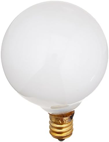 Уестингхаус Lighting 0381400, 15 W, 120 Волта, Бяла лампа с нажежаема жичка G16.5, 1500 Часа 100 Лумена