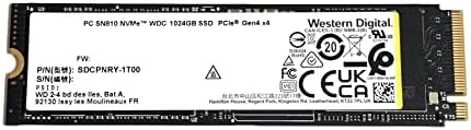 Твърд диск Western Digital WD SSD 1tb PC SN810 SDCPNRY-1T00 PCIe 4.0 NVMe M. 2 2280 Твърд диск за PS5 лаптоп Dell,