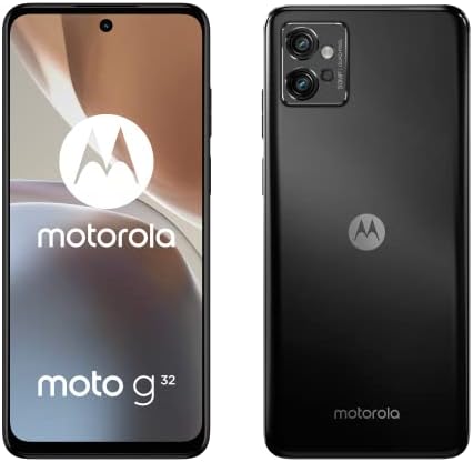 Смартфон Motorola Moto G32 с две sim-карти, 64 GB ROM + 4 GB RAM (само GSM | без CDMA), отключени в завода на 4G / LTE (Минерально-сив) - Международната версия