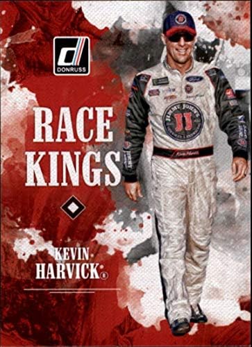 2019 Donruss 4 Кевин Harvick Race Kings Джими Джоунс /Stewart-Haas Racing / Търговска картичка Ford Racing