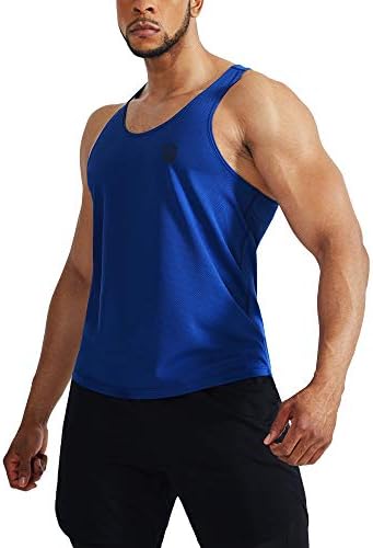NELEUS Мъжки Тренировочная Фланелка за Бягане от 3 Опаковки, Спортни Ризи за Фитнес Без ръкави