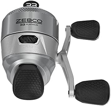 Макара Zebco 33 Platinum Spincast, 5 сачмени лагери (4 + сцепление), мигновена защита от гърба с плавно регулиране
