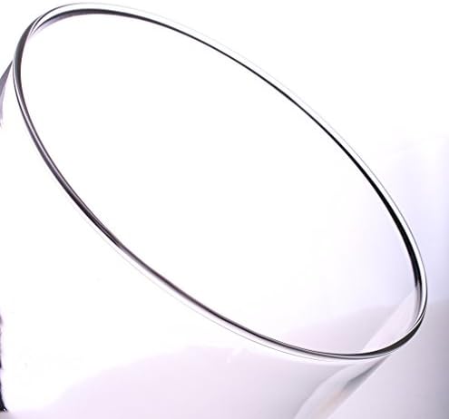 Стъклена Стъклена Капачка Капачката с Черно Дървена основа с Диаметър 6 x H 10