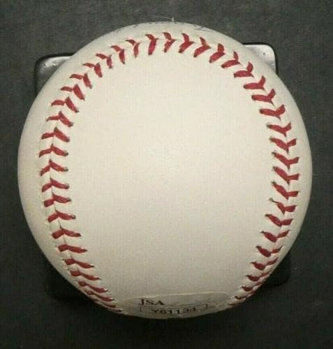 Ранди Джонсън Роби Хэммок Подписа Пълно писмо JSA за бейзбол с Датата на Идеална игра - Бейзболни Топки с Автографи