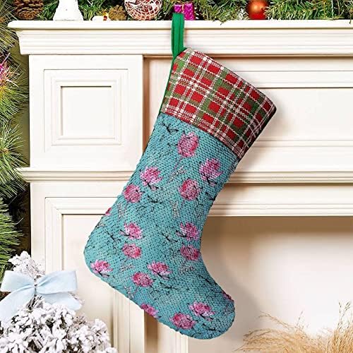 Водна Лилия водно Конче Пайети Коледни Празници Чорапи Обратим което променя Цвета си в Магически Състав за Коледно