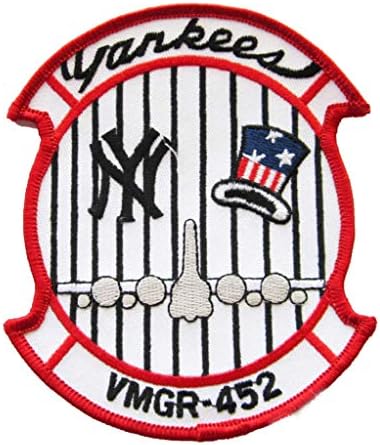 Нашивка VMGR-452 йорк Янкис – Пришивная, 4,5 инча