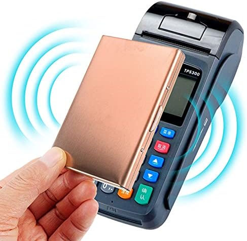 Защитен калъф за притежателя на кредитна карта, портфейл за кредитни карти от неръждаема стомана, тънък метален