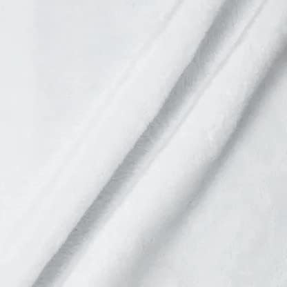Ice Fabrics Однотонная норковая плат by The Yard - Мека, гладка и луксозна Сиреневая Норковая материя е много широка дължина-58/60
