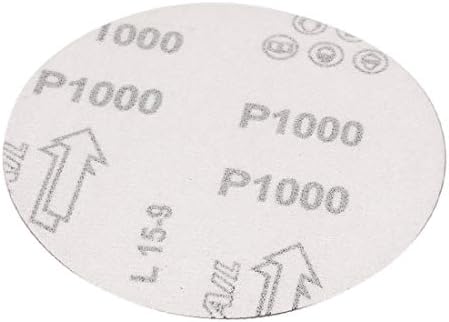 X-DREE 5-инчов диск за Шлайфане с диаметър 1000 мм с шкурка 50 бр. за Вибриращо инструмент (5-инчов диск за шлайфане с диаметър 1000 мм с шкурка Flocado papel de lija 50 piezas para herramienta oscilante