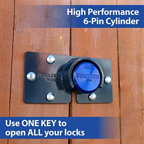 Комбиниран комплект ключалки и шайби PACLOCK UCS-7A/811, отговаря на изискванията на законодателството на сащ, 6-пинов цилиндър за по-голяма сигурност, една ключалка с ключ