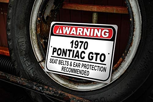 1970 70 Знак Препоръчва колан Pontiac GTO за бърза езда, Метален знак на гаража, монтиран на стената Декор,