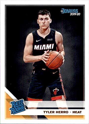 2019-20 Donruss Баскетбол #212 Тайлър Херро Нов Маями Хийт са оценени с RC Официалната търговска картичка НБА от Панини America