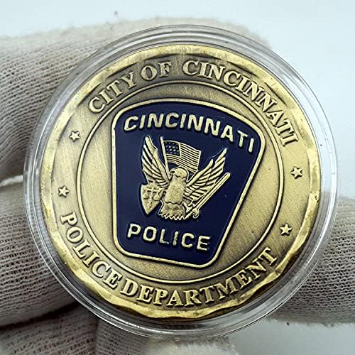 Са подбрани Сувенирни Монета с Медна покритие на Полицейското управление на град Синсинати в Съединените Щати