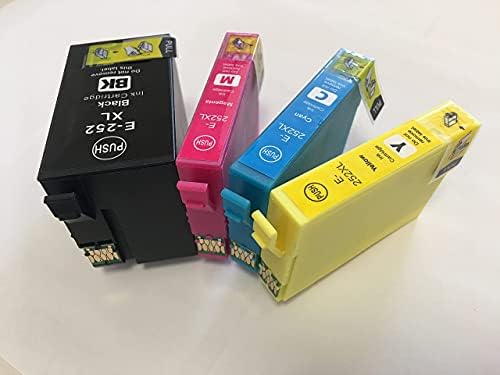 UPlus Рециклирани мастило касета за смяна на мастило Epson 252XL 252 XL 252 за Epson WF-7110 WF-7610 WF-7620 WF-7710