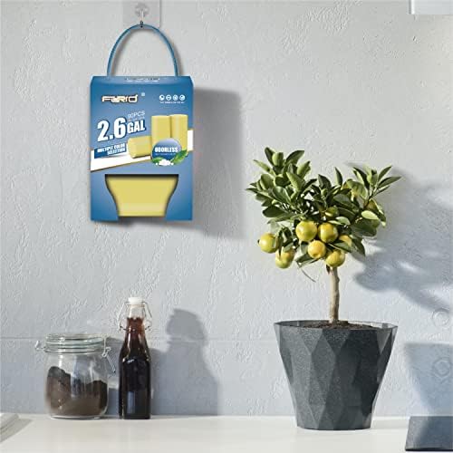 Малките торби за боклук - Торби за боклук с обем 2,6 Литра за баня, Торба за боклук, за да Спални, Домашна кухня, Офис - Цветен
