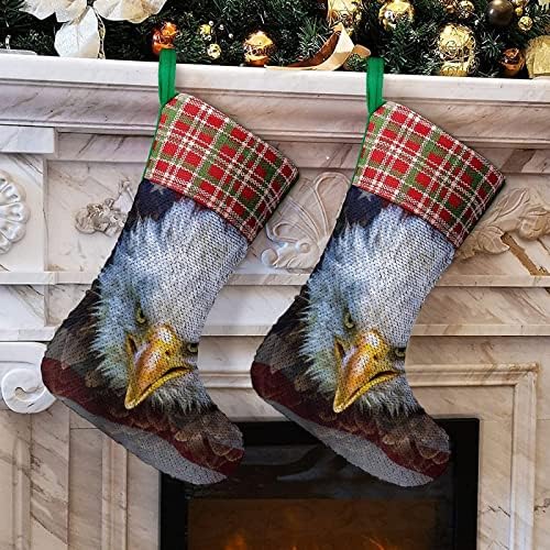 Белоглав Орел е на Знамето на САЩ, коледа, Коледни Празници Чорапи с Пайети, Обратим, което променя Цвета си, Магически Състав