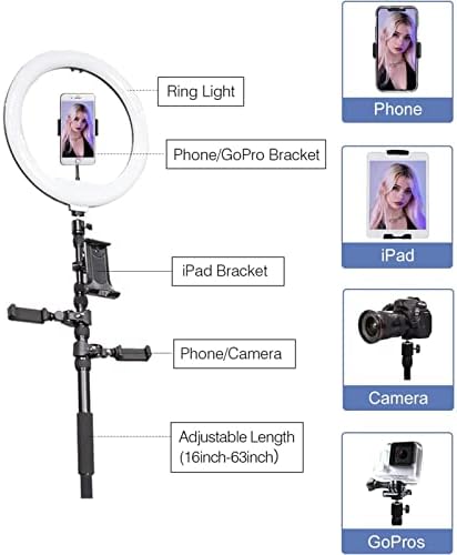 Камера за снимки 360, с пръстен осветление и регулируема стойка за камера, 2-8 души стоят на дистанционното