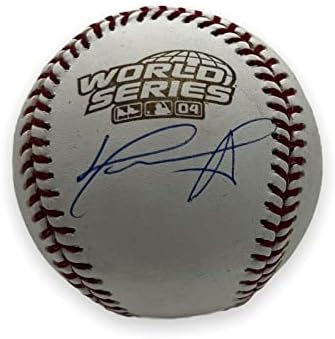 Дейвид Ортиз Подписа Бейзболни топки с Автографи на 2004 World Series OMLB JSA - Бейзболни топки С автографи
