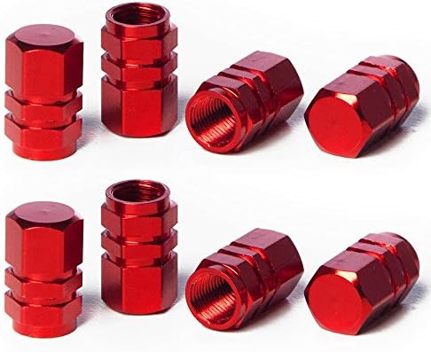 Характеристики на веригата Червени Алуминиеви капачки за състав вентил, серия VC5 (8 парчета)