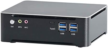 Мини PC HUNSN 4K, Настолен компютър, Сървър, Intel Quad Core I5 7300HQ, BM21b, DP, HDMI, 6 x USB3.0, Type-C, Локална