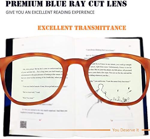 Uread Сини светозащитные очила за четене за жени, компютърни очила с пружинным тръба на шарнирна връзка